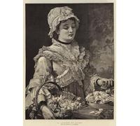 HRJUBWREE Vintage Poster Photo Wall Print Mural Artwork a Labour of Love by Charles Edward Perugini Art Prints Painting for Office Decor 60x90cm