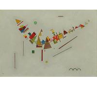 HRJUBWREE Vintage Poster Photo Wall Print Mural Artwork Angular Swing by Wassily Kandinsky Art Prints Painting for Office Decor 60x90cm