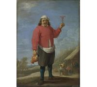 HRJUBWREE Vintage Poster Photo Wall Print Mural Artwork Autumn From the Series the Four Seasons by David Teniers the Younger Art Prints Painting for Home Decor 60x90cm
