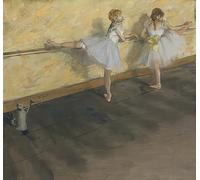 HRJUBWREE Vintage Poster Photo Wall Print Mural Artwork Dancers Practicing At the Barre by Edgar Degas Art Prints Painting for Home Decor 60x90cm