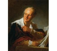 HRJUBWREE Vintage Poster Photo Wall Print Mural Artwork Denis Diderot by Jean Honore Fragonar Art Prints Painting for Home Decor 60x90cm