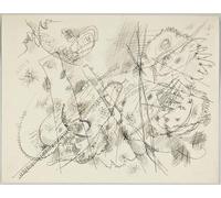 HRJUBWREE Vintage Poster Photo Wall Print Mural Artwork For An Etching by Wassily Kandinsky Art Prints Painting for Home Decor 60x90cm