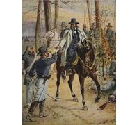 HRJUBWREE Vintage Poster Photo Wall Print Mural Artwork General Grant in the Wilderness Campaign May Th by Henry Alexander Ogden Art Prints Painting for Office Decor 60x90cm