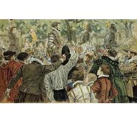 HRJUBWREE Vintage Poster Photo Wall Print Mural Artwork Henri De Guise Leader of the Catholic League by Hermann Vogel Art Prints Painting for Home Decor 60x90cm