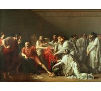 HRJUBWREE Vintage Poster Photo Wall Print Mural Artwork Hippocrates Refusing the Gifts of Artaxerxes I by Anne Louis Girodet De Roucy Trioson Art Prints Painting for Home Decor 60x90cm