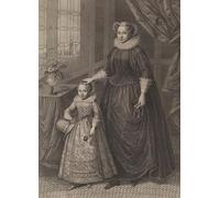 HRJUBWREE Vintage Poster Photo Wall Print Mural Artwork Mary Queen of Scots by Francesco Bartolozzi Art Prints Painting for Home Decor 60x90cm