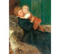 HRJUBWREE Vintage Poster Photo Wall Print Mural Artwork Maternal Affection by Frederick Goodall Art Prints Painting for Office Decor 60x90cm