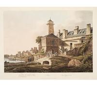 HRJUBWREE Vintage Poster Photo Wall Print Mural Artwork Paris Illustration From Versailles Paris and Saint Denis by Claude Nattes Art Prints Painting for Office Decor 60x90cm