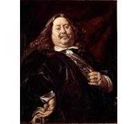 HRJUBWREE Vintage Poster Photo Wall Print Mural Artwork Portrait of a Man Said Once Portrait of Michel De Ruyter by Jacob Jordaens Art Prints Painting for Office Decor 60x90cm