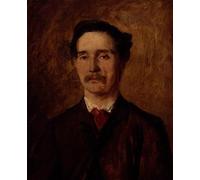 HRJUBWREE Vintage Poster Photo Wall Print Mural Artwork Portrait of an Unknown Man by Sir William Quiller Orchardson Art Prints Painting for Office Decor 60x90cm