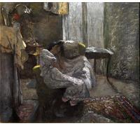 HRJUBWREE Vintage Poster Photo Wall Print Mural Artwork Portrait of Madame Hessel Lucie Hessel Was the Wife of the Artist Art Merchant by Edouard Vuillard Art Prints Painting for Office Decor 60x90cm