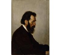 HRJUBWREE Vintage Poster Photo Wall Print Mural Artwork Portrait of the Architect Alexey Ivanovich Shevtsov by Ilya Efimovich Repin Art Prints Painting for Office Decor 60x90cm