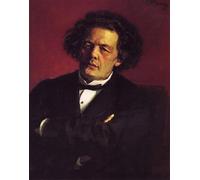 HRJUBWREE Vintage Poster Photo Wall Print Mural Artwork Portrait of the pianist conductor and composer Anton Grigorievich Rubinstein Il'ya Repin Art Prints Painting for Home Decor 60x90cm