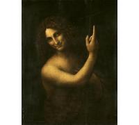 HRJUBWREE Vintage Poster Photo Wall Print Mural Artwork Saint John the Baptist by Leonardo Da Vinci Art Prints Painting for Office Decor 60x90cm
