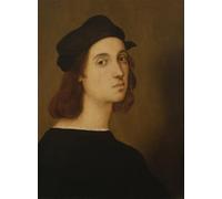 HRJUBWREE Vintage Poster Photo Wall Print Mural Artwork Self Portrait by Raphael Art Prints Painting for Office Decor 60x90cm