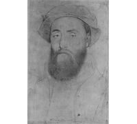 HRJUBWREE Vintage Poster Photo Wall Print Mural Artwork Sir William Sharington by Hans Holbein the Younger Art Prints Painting for Office Decor 60x90cm