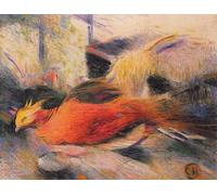 HRJUBWREE Vintage Poster Photo Wall Print Mural Artwork Still Life with Japanese Golden Pheasant by Curt Herrmann Art Prints Painting for Office Decor 60x90cm