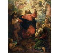 HRJUBWREE Vintage Poster Photo Wall Print Mural Artwork the Ascension by Benjamin West Art Prints Painting for Home Decor 60x90cm