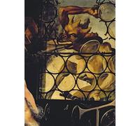 HRJUBWREE Vintage Poster Photo Wall Print Mural Artwork the Devil Attacking the Window by Matthias Grünewald Art Prints Painting for Home Decor 60x90cm