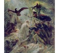 HRJUBWREE Vintage Poster Photo Wall Print Mural Artwork the French Heroes Who Died for Their Country During by Anne Louis Girodet De Roucy Trioson Art Prints Painting for Office Decor 60x90cm