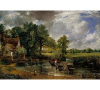 HRJUBWREE Vintage Poster Photo Wall Print Mural Artwork the Hay Wain by John Constable Art Prints Painting for Office Decor 60x90cm
