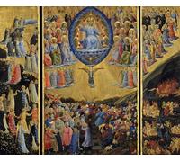 HRJUBWREE Vintage Poster Photo Wall Print Mural Artwork the Last Judgement by Fra Angelico Art Prints Painting for Office Decor 60x90cm