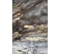HRJUBWREE Vintage Poster Photo Wall Print Mural Artwork the Ravens of Wotan by Arthur Rackham Art Prints Painting for Office Decor 60x90cm