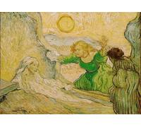 HRJUBWREE Vintage Poster Photo Wall Print Mural Artwork The Resurrection of Lazarus by Vincent Van Gogh Art Prints Painting for Office Decor 60x90cm
