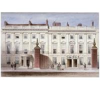 HRJUBWREE Vintage Poster Photo Wall Print Mural Artwork View Inn Fields Showing Lindsey House Holborn London by Hosmer Shepherd Art Prints Painting for Office Decor 60x90cm
