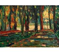 HRJUBWREE Vintage Poster Photo Wall Print Mural Artwork Von Saint Cloud by Wassily Kandinsky Art Prints Painting for Home Decor 60x90cm