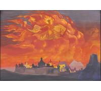 HRJUBWREE Vintage Poster Photo Wall Print Mural Artwork Wisdom of the Almighty by Nicholas Roerich Art Prints Painting for Home Decor 60x90cm