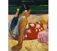 HRJUBWREE Vintage Poster Photo Wall Print Mural Artwork Women in Tahiti by Paul Gauguin Art Prints Painting for Home Decor 60x90cm