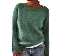 Hrjxfpt Fairisle Norwegian Jumpers Women's Fun Autumn Winter Retro Flower Long Sleeve Button Knitted Cardigan Sweater Halloween Christmas Ski Long Tops for Women UK Office Essentials Pullover for Mom