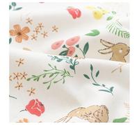 Hrlace 100% Cotton Fabric with Floral Pattern, 160 cm Wide, Flowers Fabrics, Sold by the Metre, Cotton Fabric, Crafts, Sewing Fabric, Printed Decorative Fabric for Clothing, Sewing, Crafts, Quilting