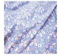 Hrlace 100% Cotton Fabric with Floral Pattern, 160 cm Wide, Flowers Fabrics, Sold by the Metre, Cotton Fabric, Crafts, Sewing Fabric, Printed Decorative Fabric for Clothing, Sewing, Crafts, Quilting