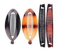 Hrlace Banana Clips Vintage Fish Holder Combs Banana Hair Clips Hair Clip French Ponytail Fish Shape Hair Clip for Women Girls Thick Hair Long Curly Straight Hair Set 6#