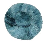 Hrlace Cat Beds for Indoor, Washable Cat Bed, Modern Soft Plush Pet Bed with Non-Slip Underside, Anti-Anxiety, Round, Fluffy, Plush Faux Fur for Autumn and Winter, Haze Blue, 1# 40 cm