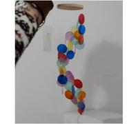 Hrlace Colourful Shell Wind Chimes Decorative Maritime Decorative Pendant Wind Chime Dream Catcher Garlands Retro Boho Handmade for Window, Wall, Room, Outdoor Home Decoration Colour 1#