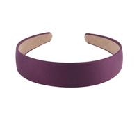 Hrlace Headbands 3 cm Wide Hair Band Solid Headband Plain Wide Headband Women Hair Bands Simple Fashion Non-Slip DIY Hair Accessories for Women and Girls Holiday Gifts Dark Purple