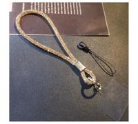 Hrlace Mobile Phone Lanyard Universal Rhinestone Mobile Phone Chain Wrist Strap Glitter Rhinestone Crystal Phone Lanyard for Hanging Mobile Phone Strap Wrist Strap Lanyard with Patch for All