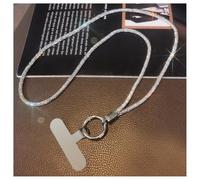 Hrlace Mobile Phone Lanyard Universal Rhinestone Mobile Phone Chain Wrist Strap Glitter Rhinestone Crystal Phone Lanyard for Hanging Mobile Phone Strap Wrist Strap Lanyard with Patch for All