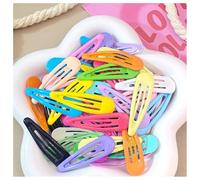 Hrlace Pack of 40 Star Hair Clips Y2K Hair Accessories Colourful Star Hair Clips Star Hair Clips Girls Small Hair Clips Children Cute Hair Clips Hair Accessories for Women Drops 5 cm Mix
