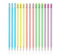 HRLORK 15 PCS HB Pencils with Eraser 5 colors Pencils for Drawing Sketching Writing School Home-Style 02