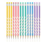 HRLORK 15 PCS HB Pencils with Eraser 5 colors Pencils for Drawing Sketching Writing School Home-Style 05