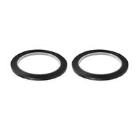 HRLORK 2 Pcs Whiteboard Tape Grid Marking Tape 3mm*66m Thin Black Tape Self Adhesive White Board Tape Lines for Office Work Presentations and Artwork