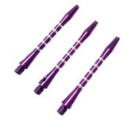HRLORK 3 Packs Darts Shafts Darts Stems 45MM Aluminium Shafts Multiple Metal Stems Professional Darts Accessories 2BA Shaft-Purple