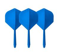 HRLORK 3 Pcs Dart Flights Integrated Dart Flights and Dart Shafts Dart Sets- Blue