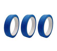 HRLORK 3 Rolls Low Tack Frog Tape, Writable Green Masking Tape for Painting, Professional Grade Painter's Tape for Renovation, Indoor/Outdoor Decorating,Blue (20mm x 20m)