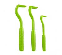 HRLORK 3Pcs Tick Remover Tool Set Painless Stainless Steel Kit for Dogs Cats and Humans Green Professional Pet Tick Removal Tools