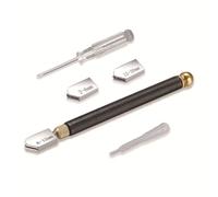 HRLORK 5 Pcs Glass Cutter Kit 2mm-20mm Glass Cutting Tool Set Breaking Glass for DIY Crafts Cutting Tiles Mosaic Bottles Mirrors